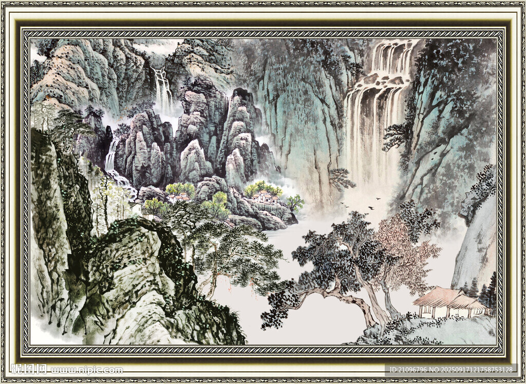 中国画风景 