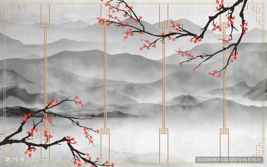时尚背景墙 
