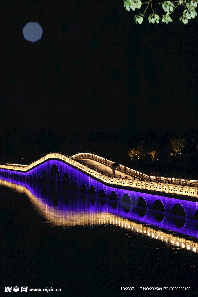 夜晚桥畔