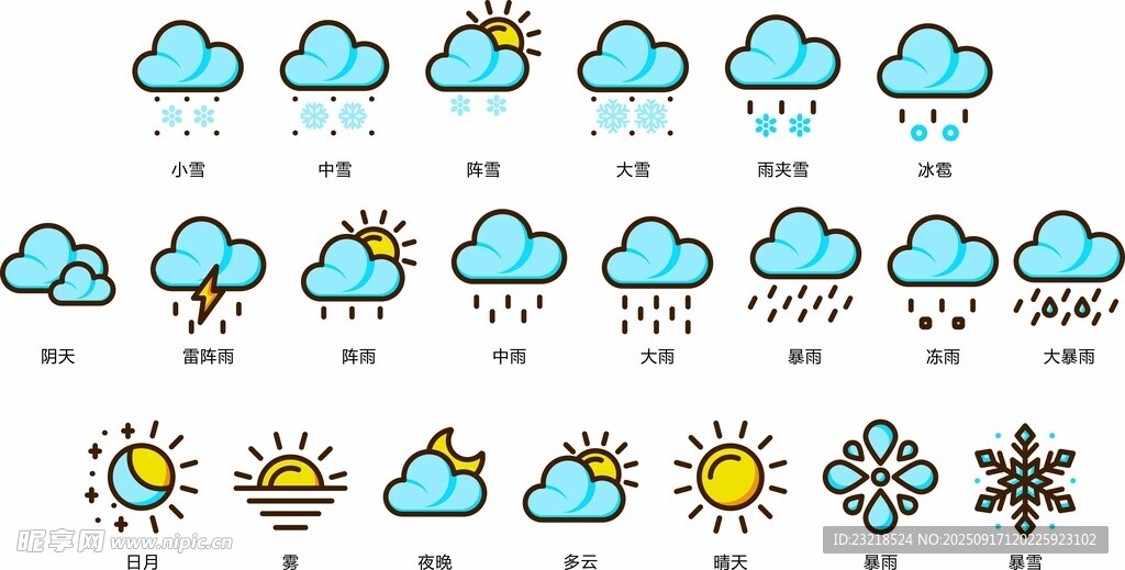 天气图标