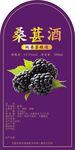 桑葚酒宣传海报