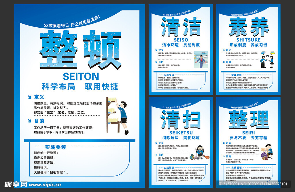 5S管理展板