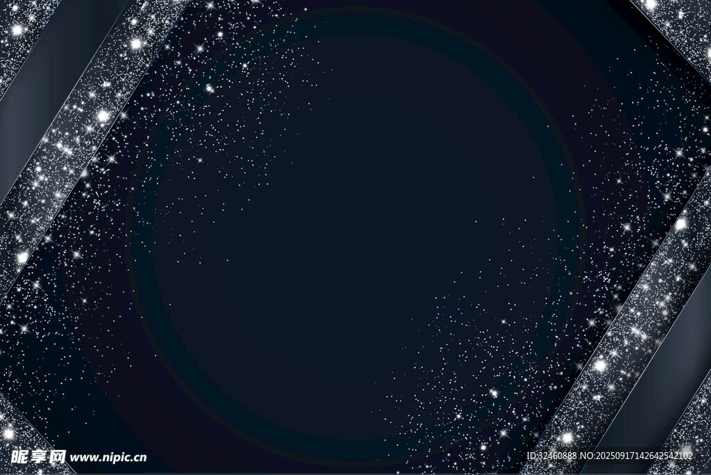 深蓝色星空背景图