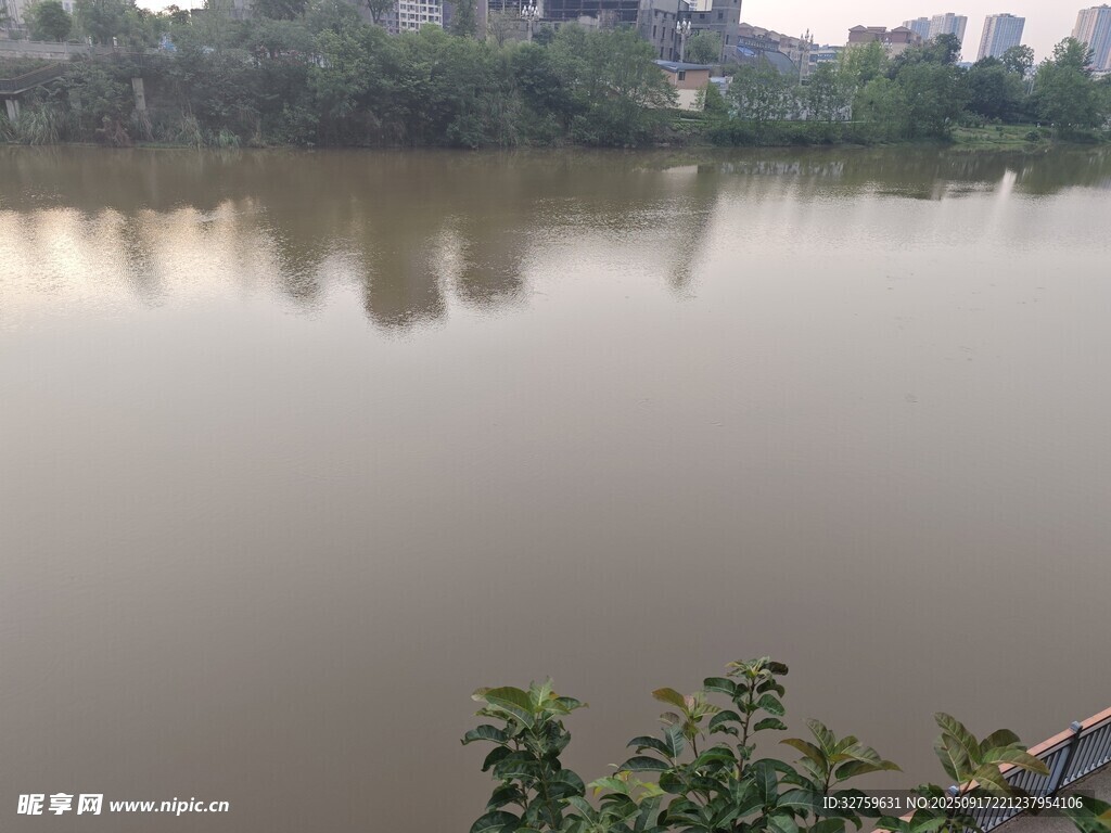 宁静河畔风光