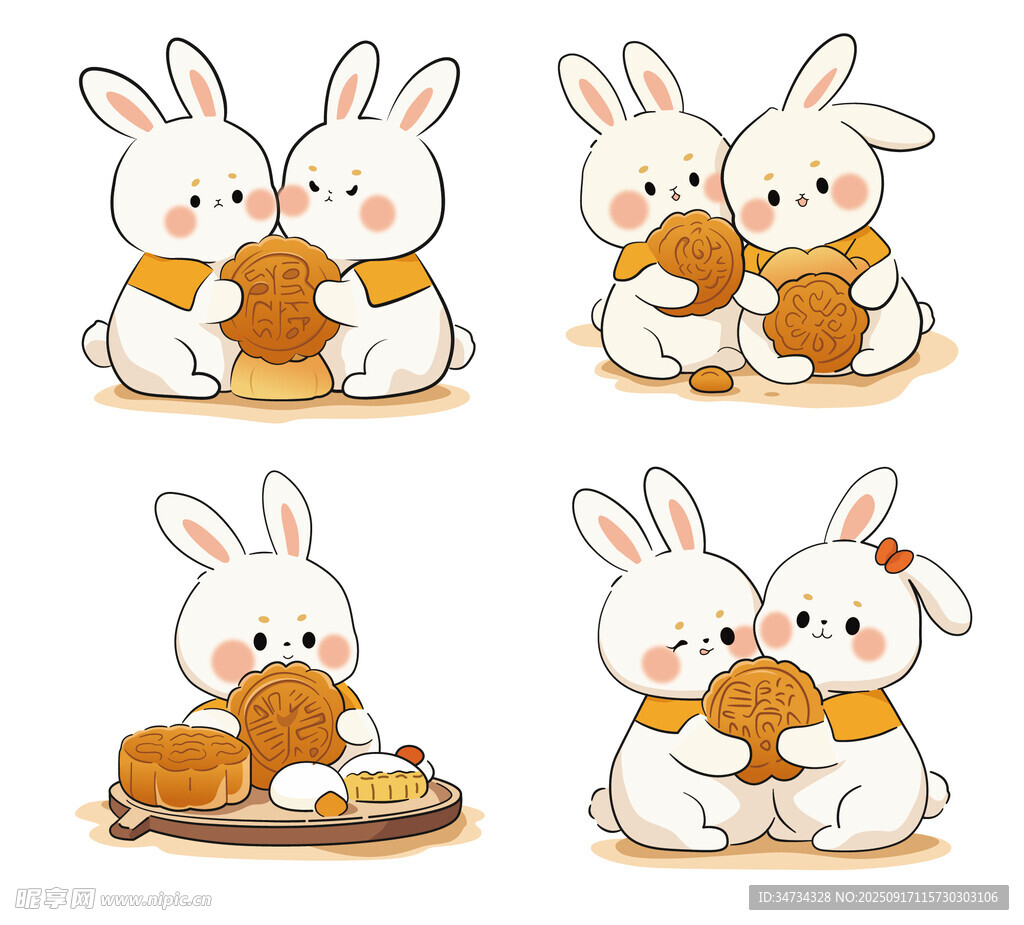 兔子与月饼