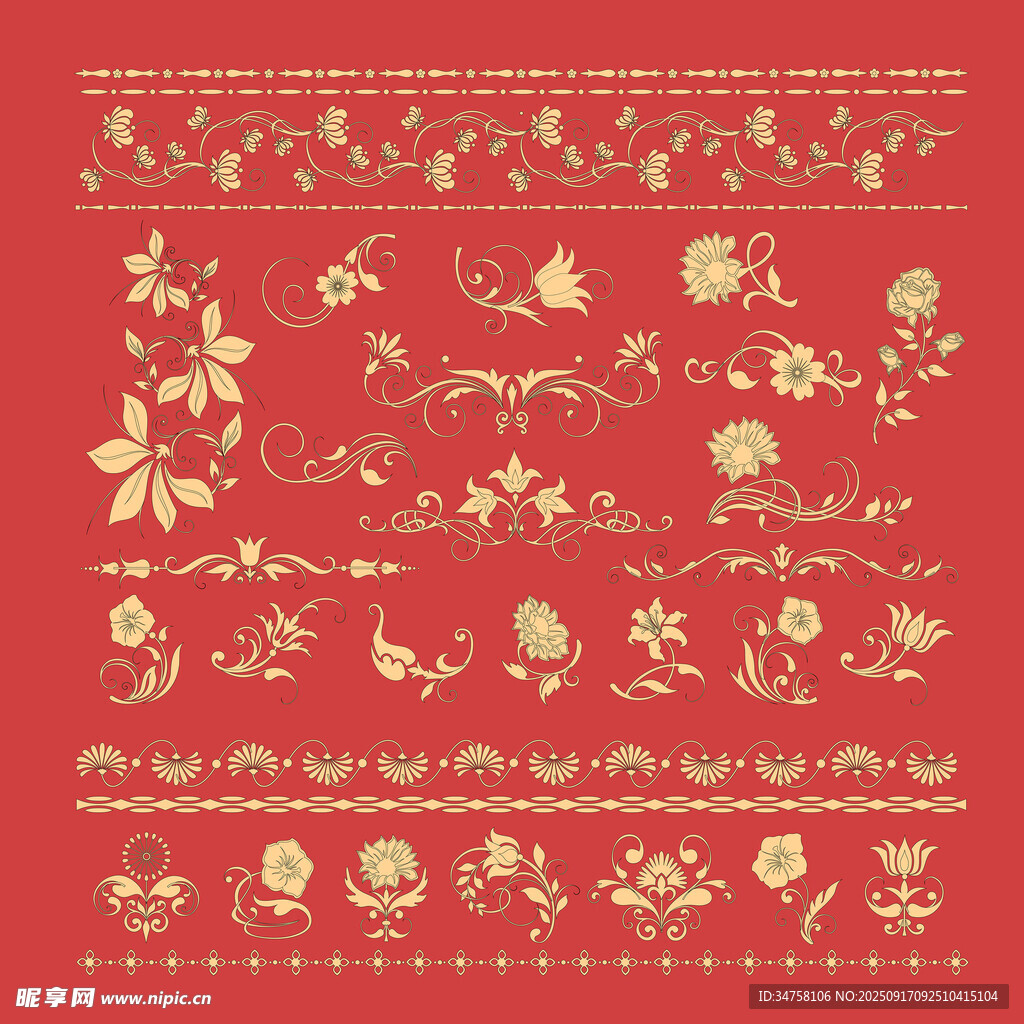 古典花纹
