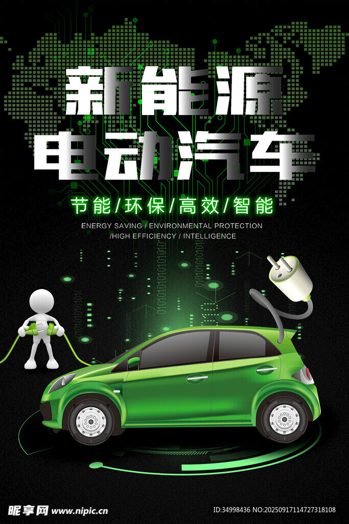 新能源电动汽车创意展示
