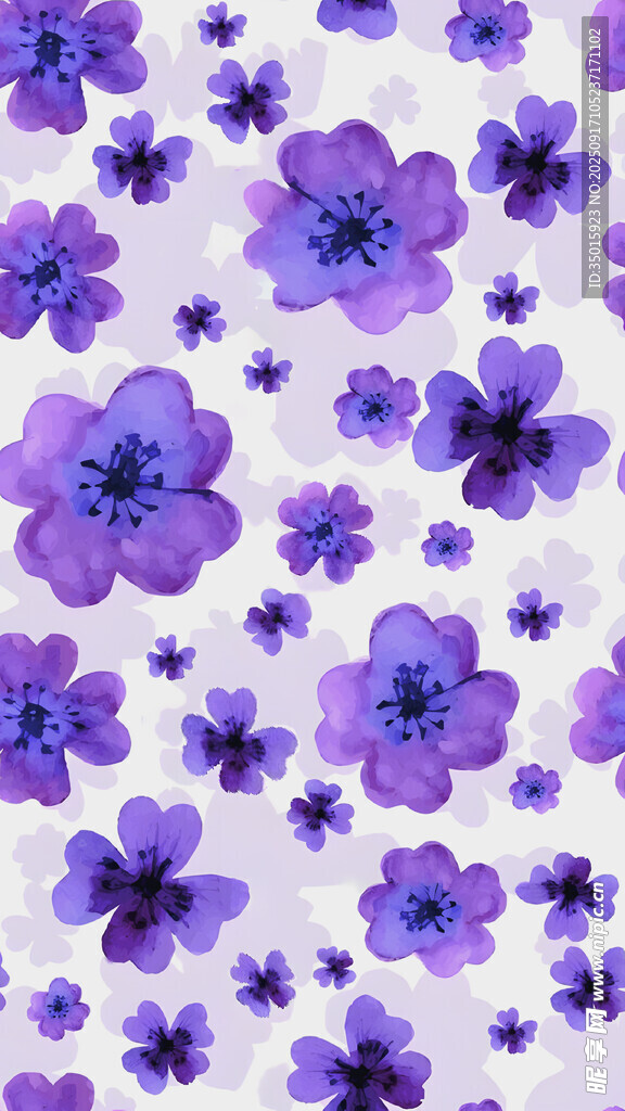 手绘花