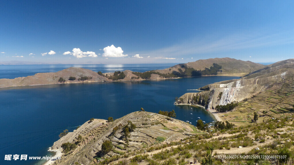 壮丽山海景观俯瞰图