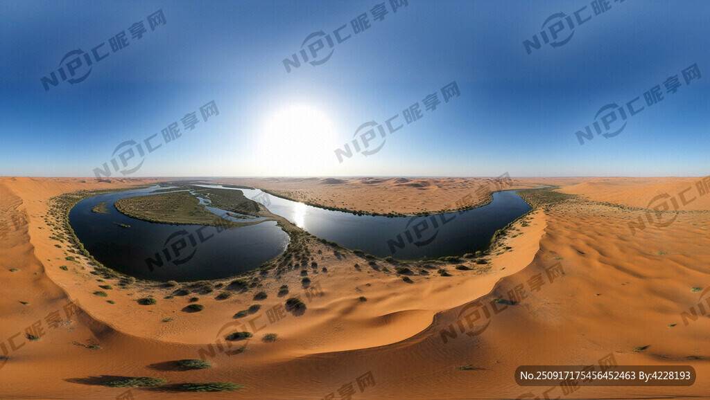 美人鱼躺在超大广角 俯视视角