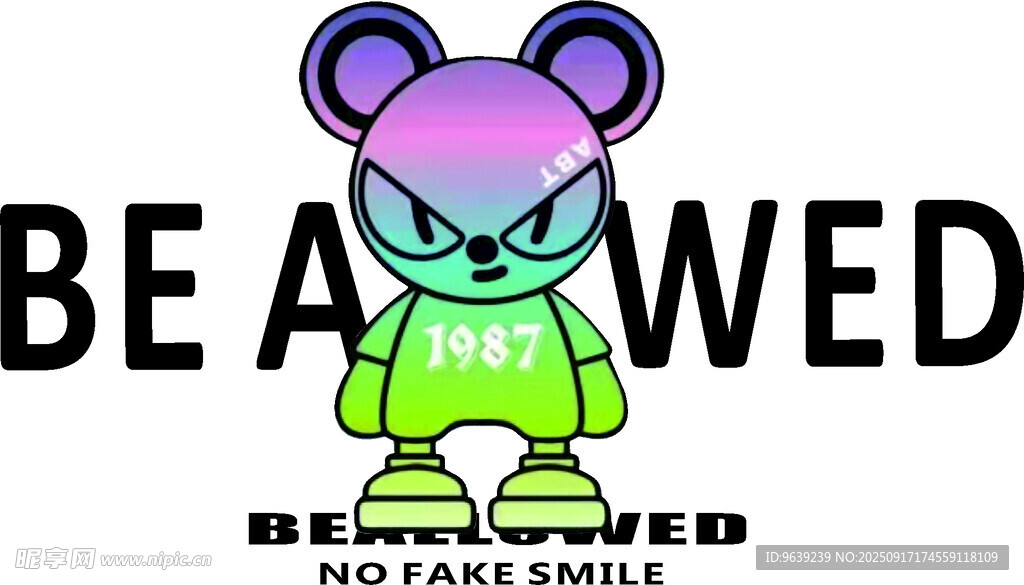 卡通小熊形象BEAWED