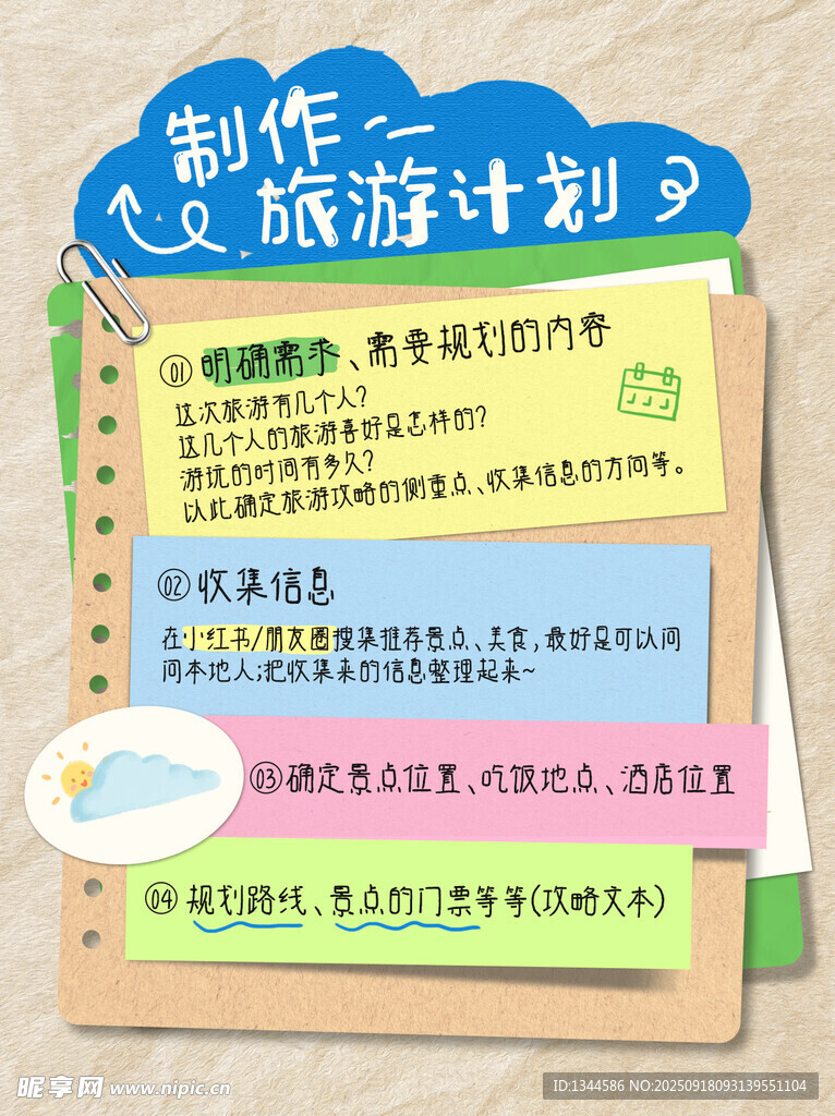 旅游计划制作手册