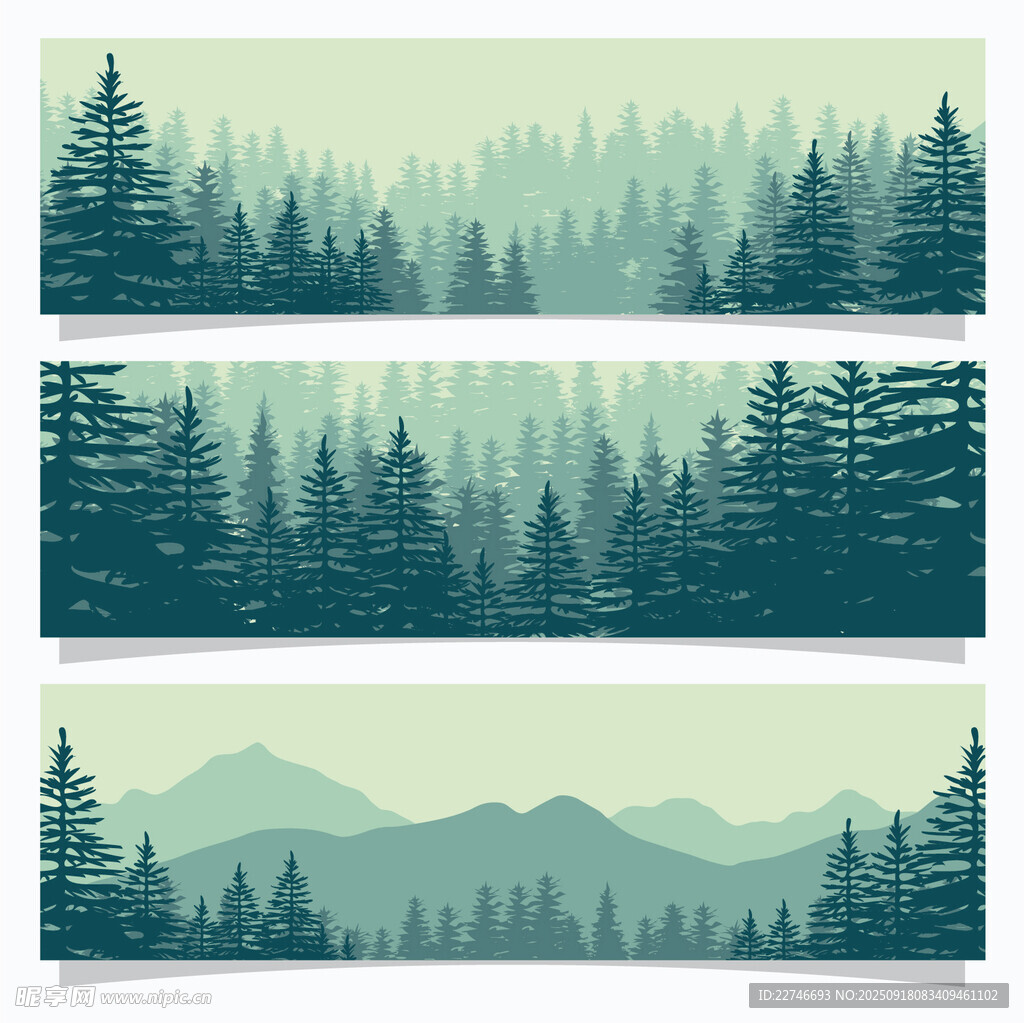 森林插画