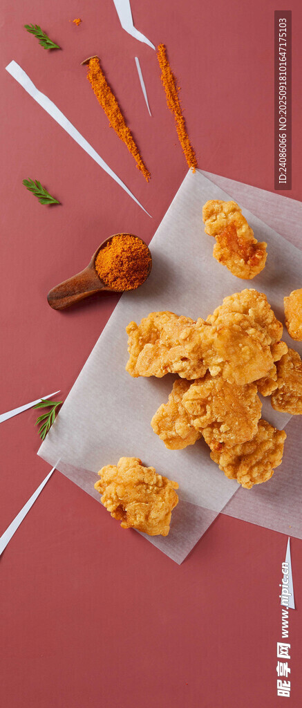 美味香酥炸鸡块
