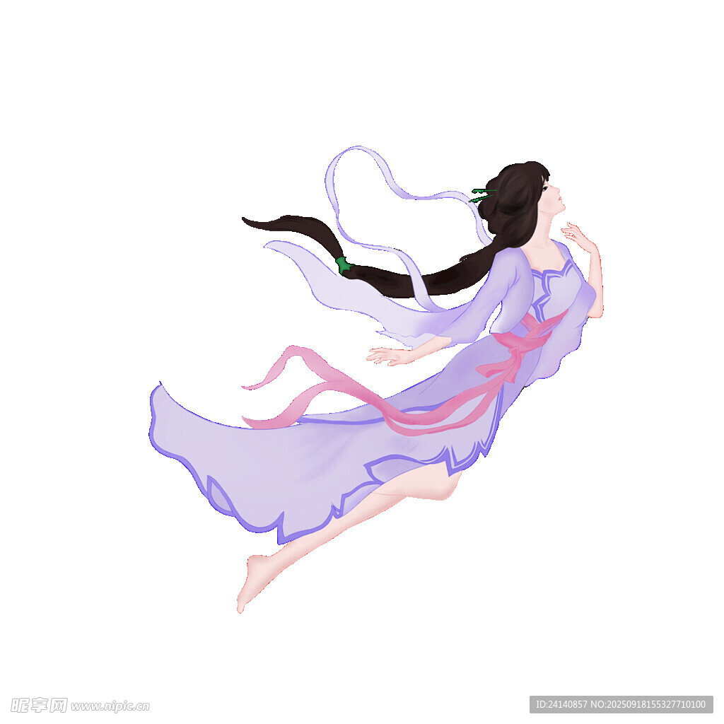 飘逸飞天仙女形象