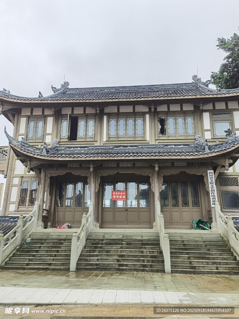 古雅中式传统建筑外观