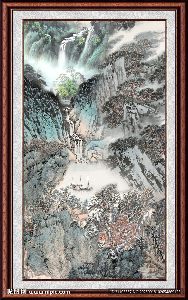  客厅山水画 