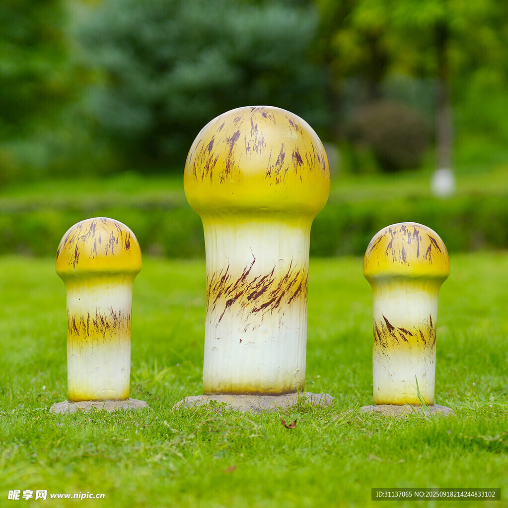 仿真野生菌蘑菇雕塑云南菌子摆件