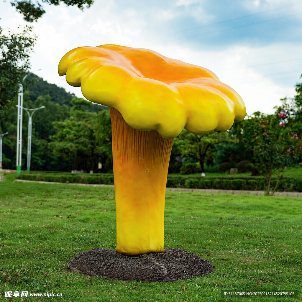 仿真野生菌蘑菇雕塑云南菌子摆件