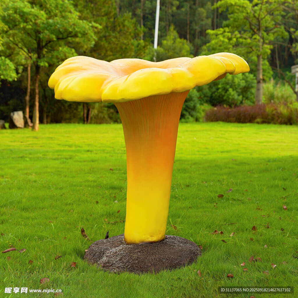 仿真野生菌蘑菇雕塑云南菌子模型