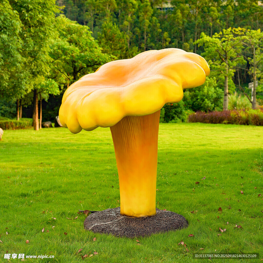 仿真野生菌蘑菇雕塑云南菌子模型
