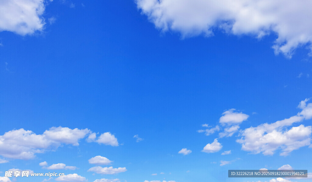 蓝天白云美景