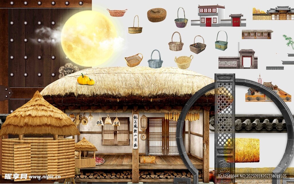 古风中秋场景布置展示