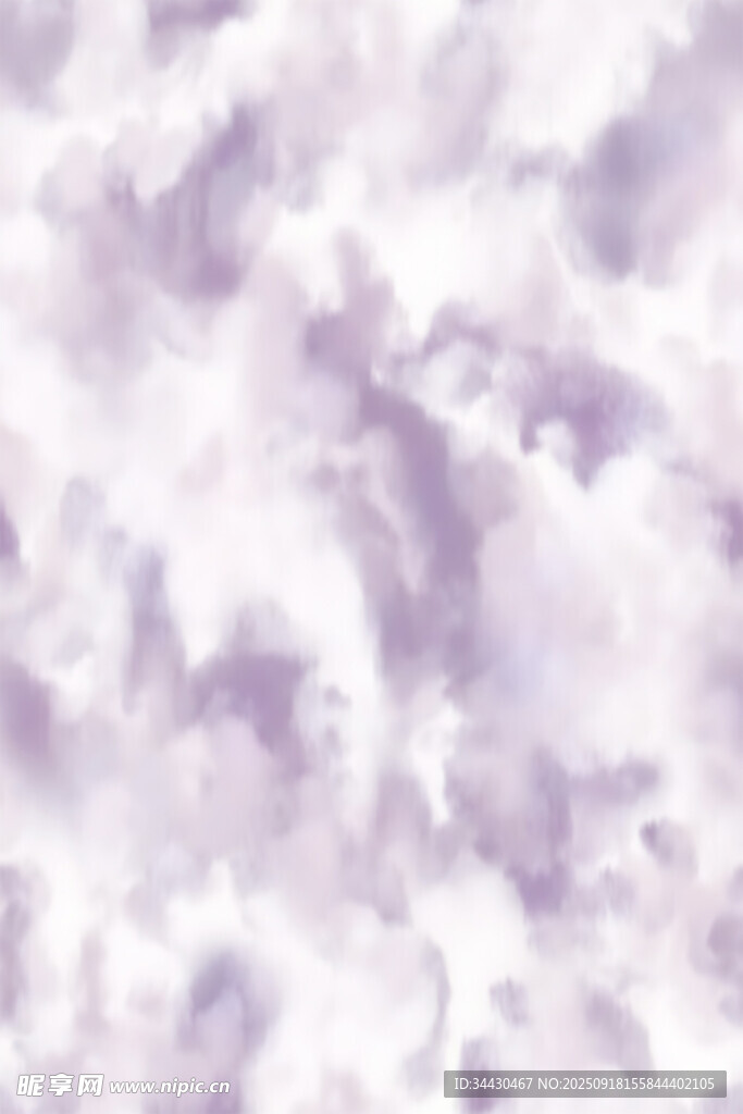 梦幻淡紫色云朵纹理背景