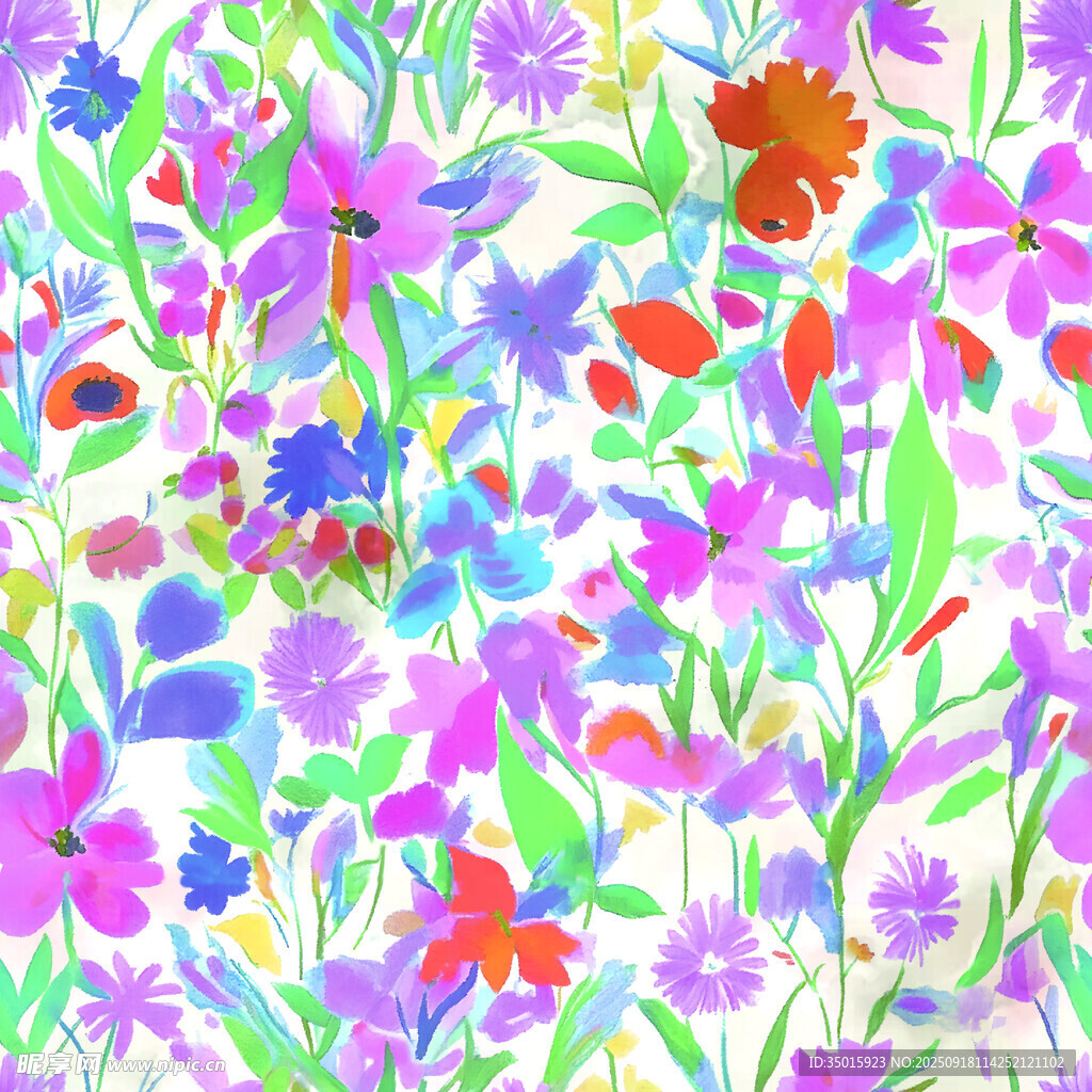 手绘花