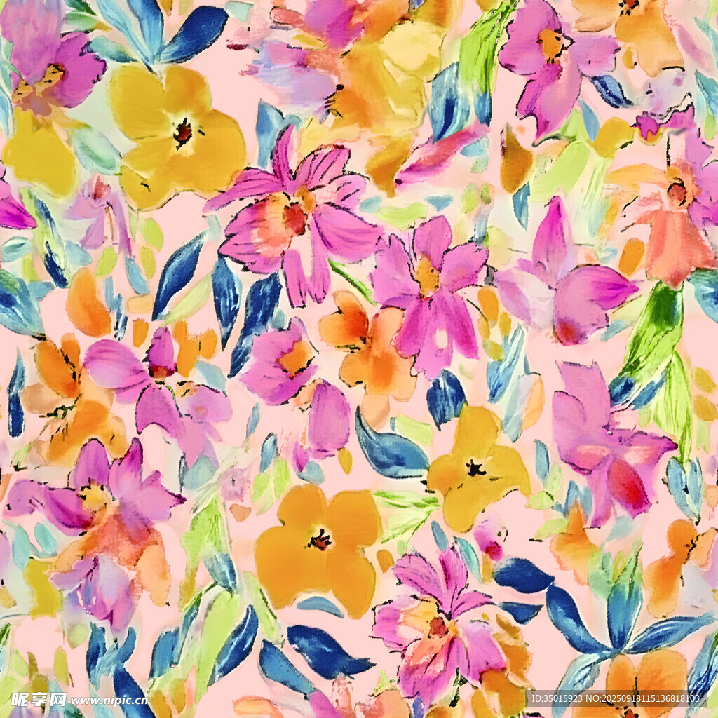 手绘花