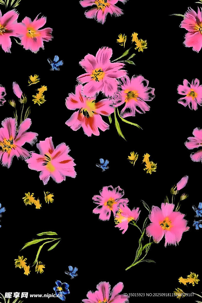 手绘花