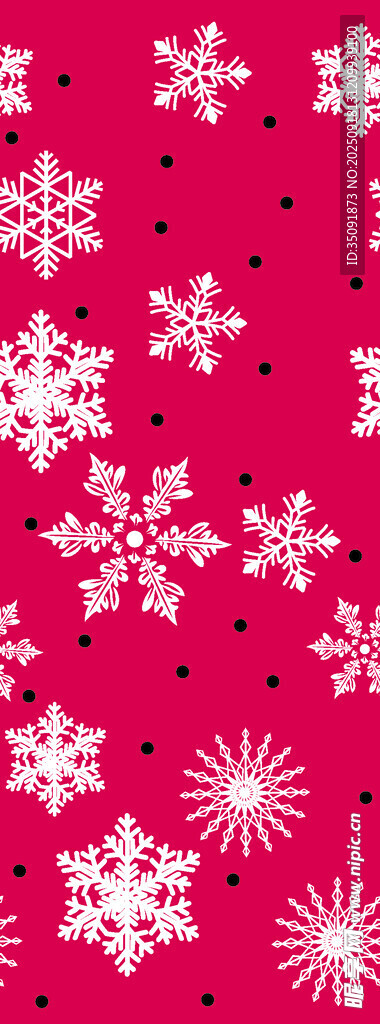 粉色背景雪花图案纹理
