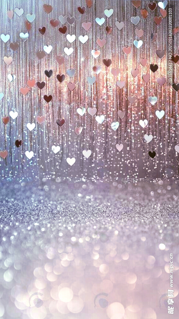 梦幻闪烁的悬浮颗粒景观