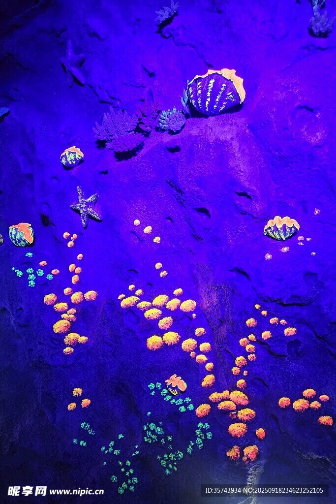 梦幻海底水母群景观