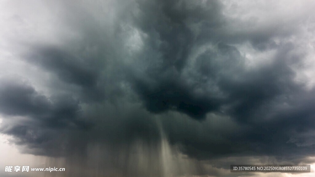 雷闪电打雷风雨来临视频