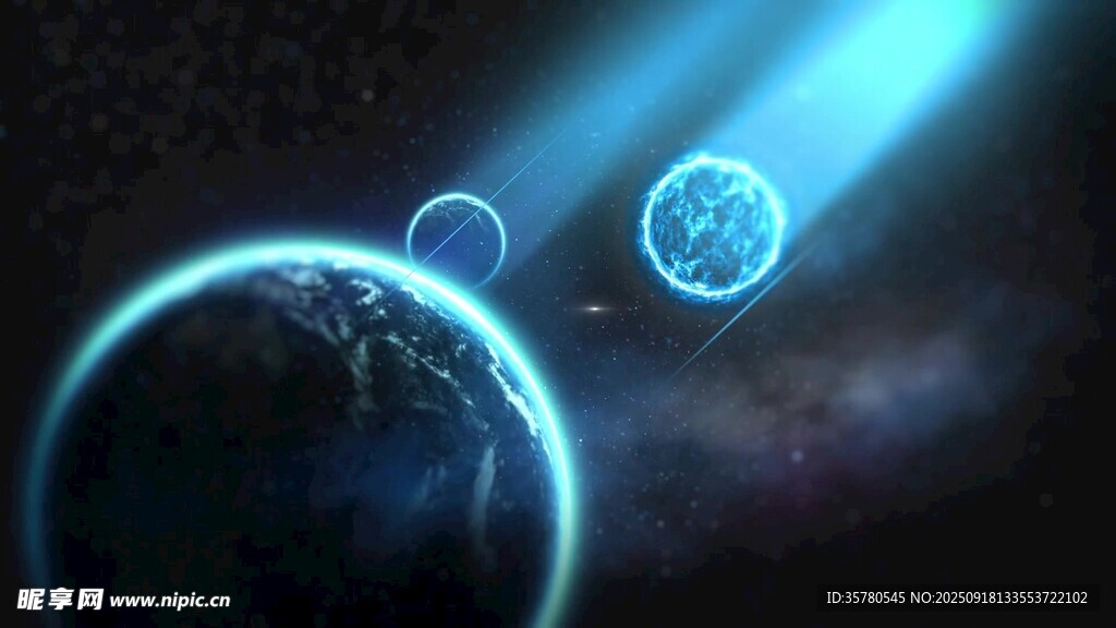 梦幻宇宙中的星球景观