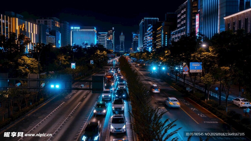 夜景视频素材