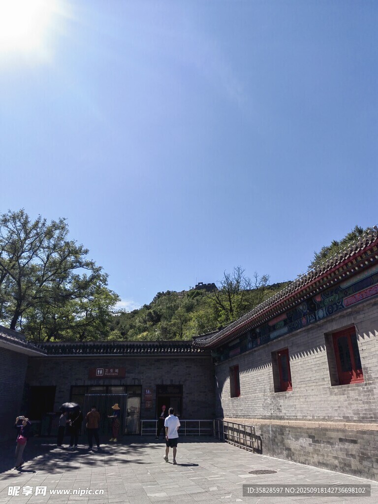 八达岭长城古院落中的宁静时光