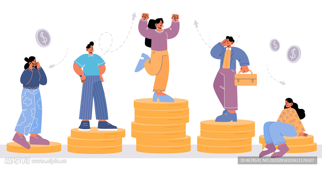 攀登书籍阶梯追求梦想