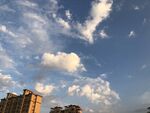 美丽蓝天白云