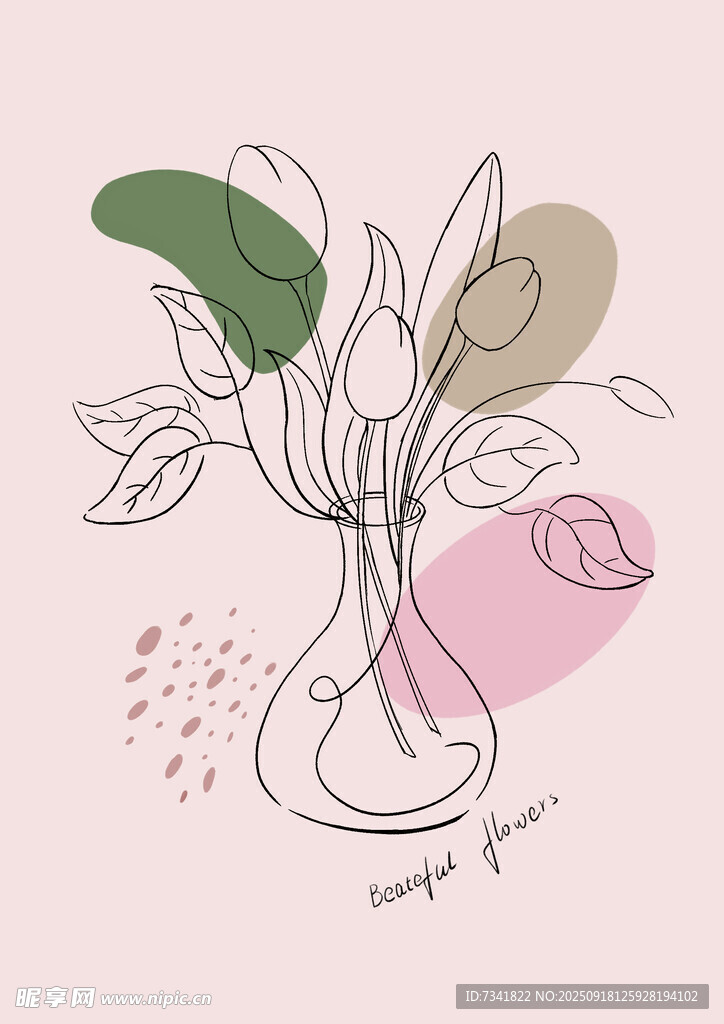 花盆装饰画