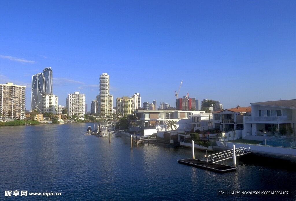 澳洲黄金海岸城市风景