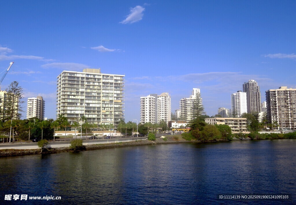 黄金海岸海滨城市景观