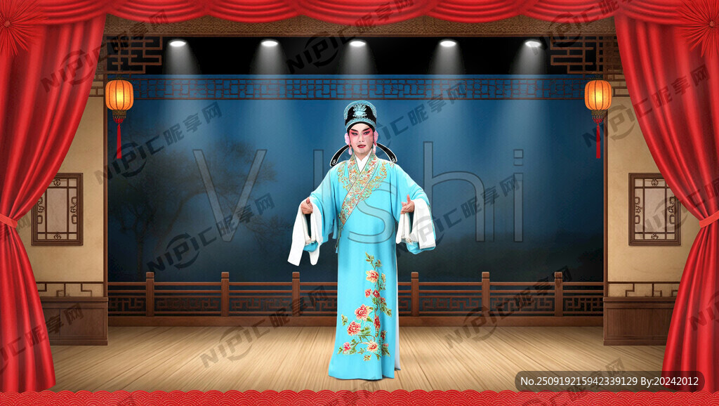 淮剧不带人纯背景图