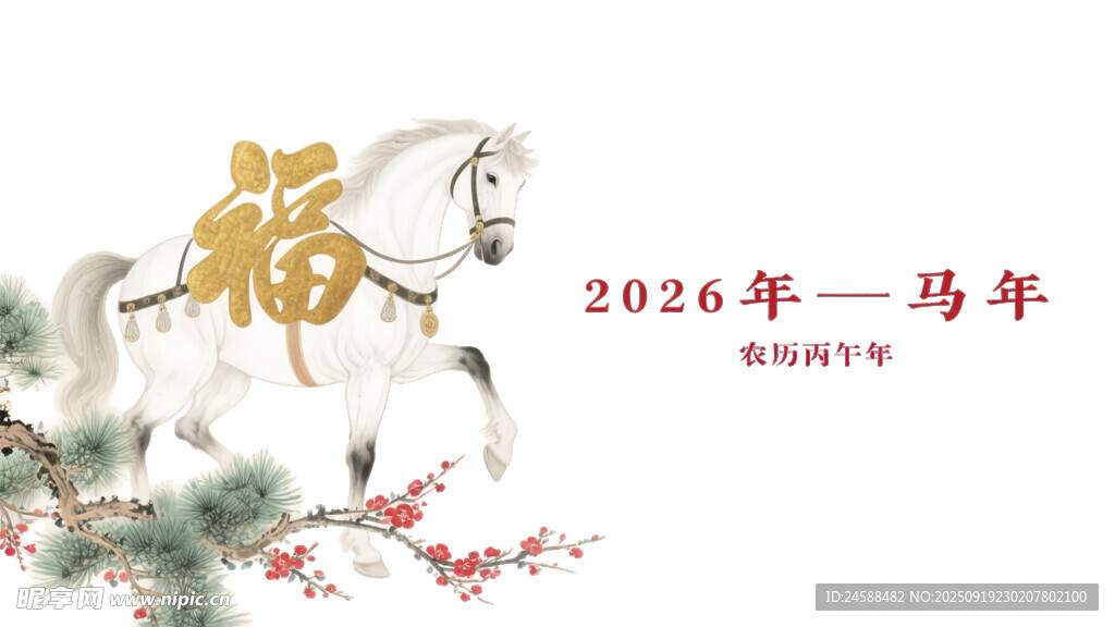 2026马年福瑞祥瑞图景