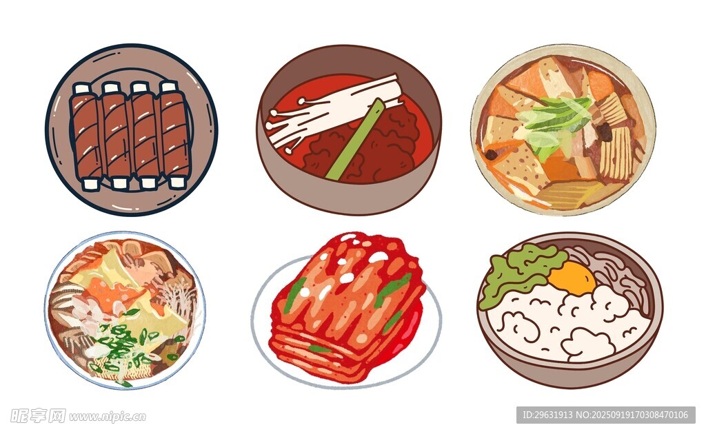 传统美食插图
