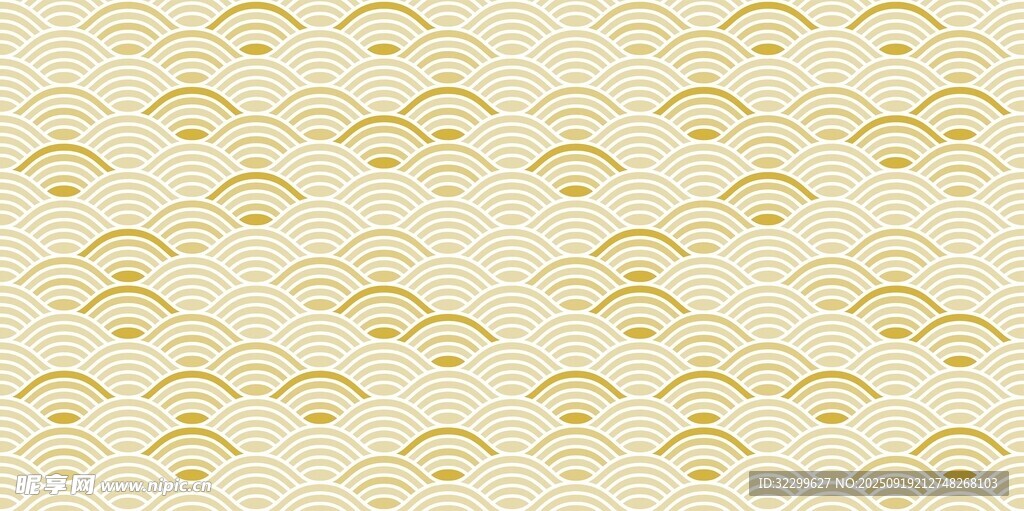 海浪纹云纹