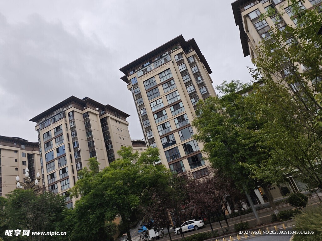 小区住宅楼景观