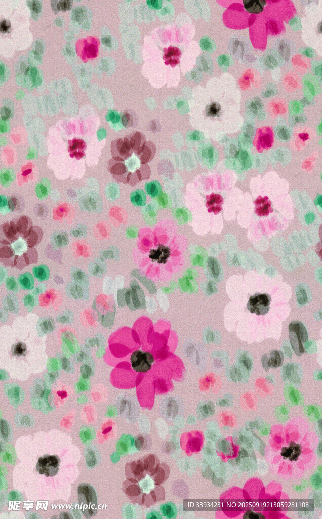 手绘花