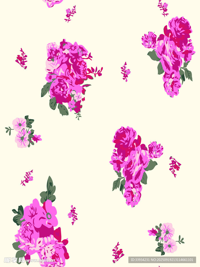 手绘花